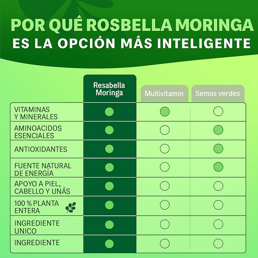 Rosabella Moringa Cápsulas